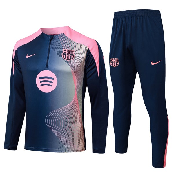 Sudadera De Training Barcelona 2026/2027 Azul Rosa